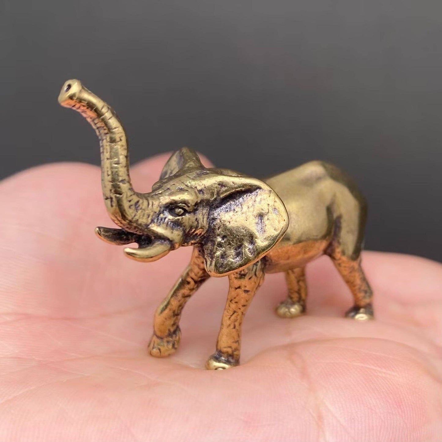 Brass Elephant Crafts Decoration Desktop Ornaments