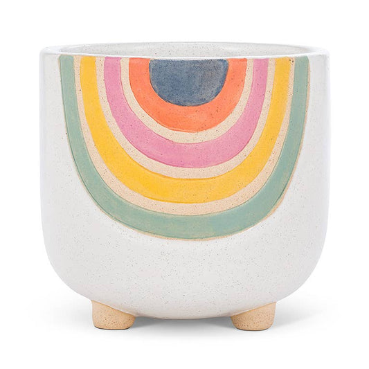 Rainbow Planter with Legs 5" H