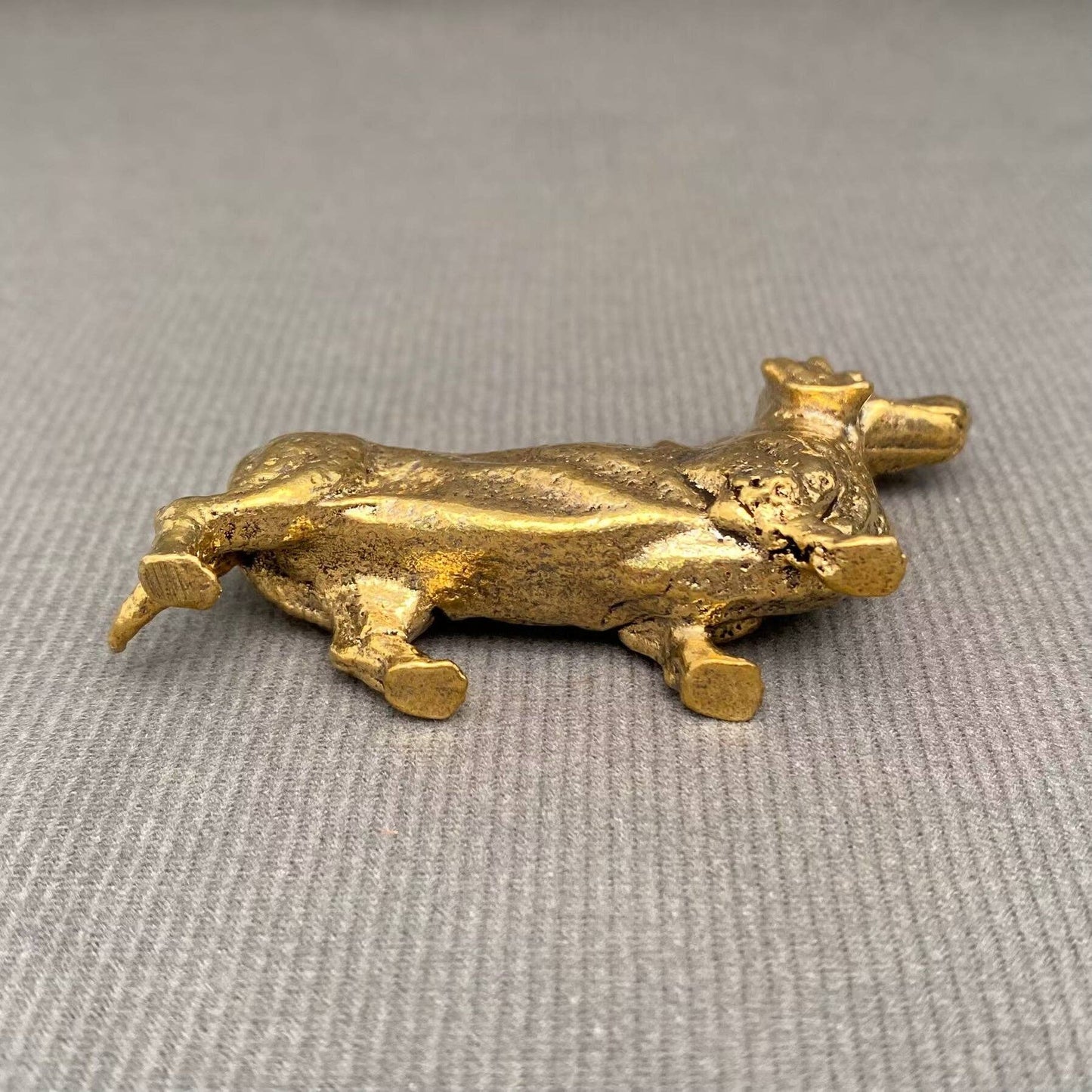 Brass Dachshund Dog Crafts Decoration Desktop Ornaments