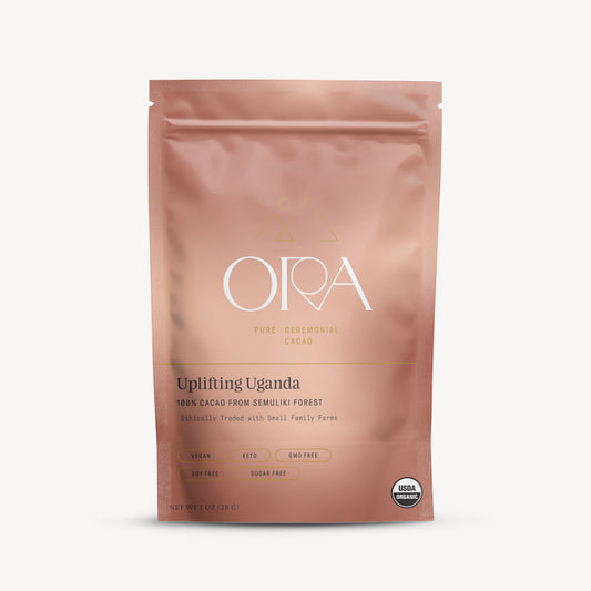 Ceremonial Cacao 1oz Sachets | Uplifting Uganda 100% Organic