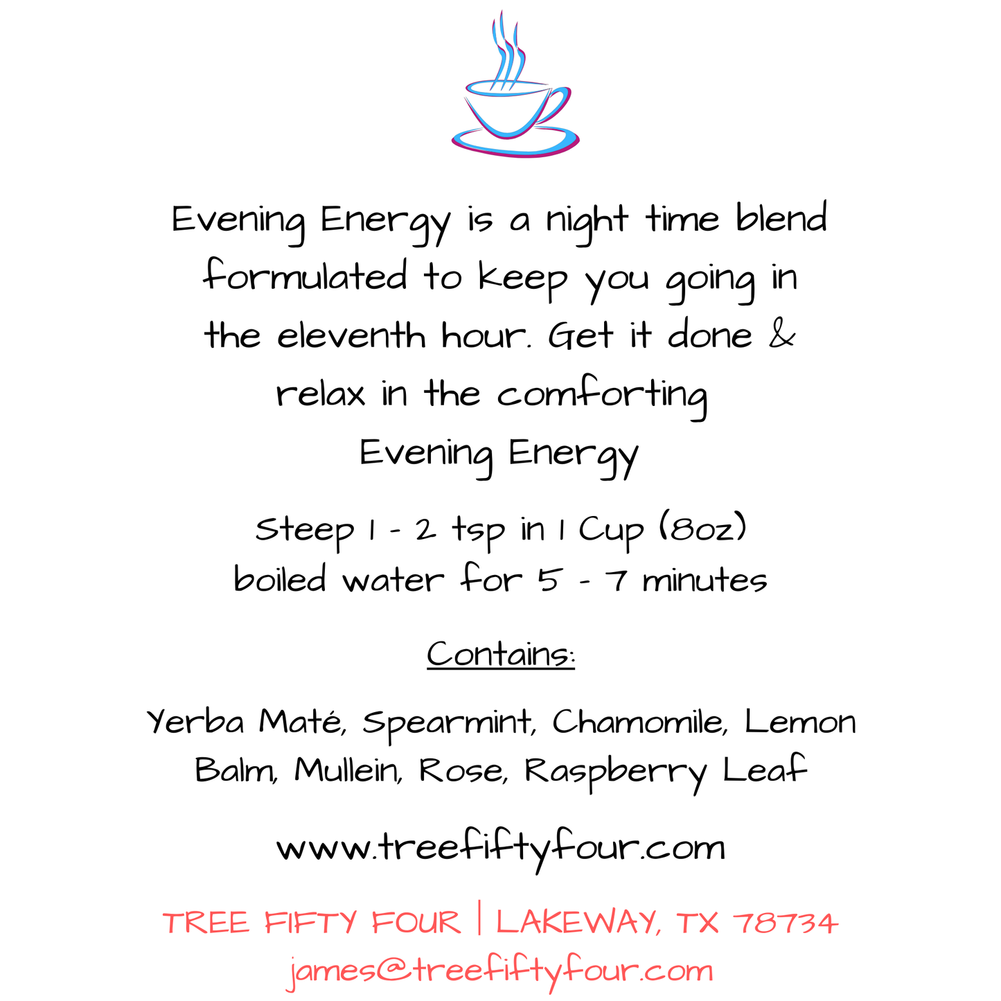 Evening Energy Herbal Tea Blend
