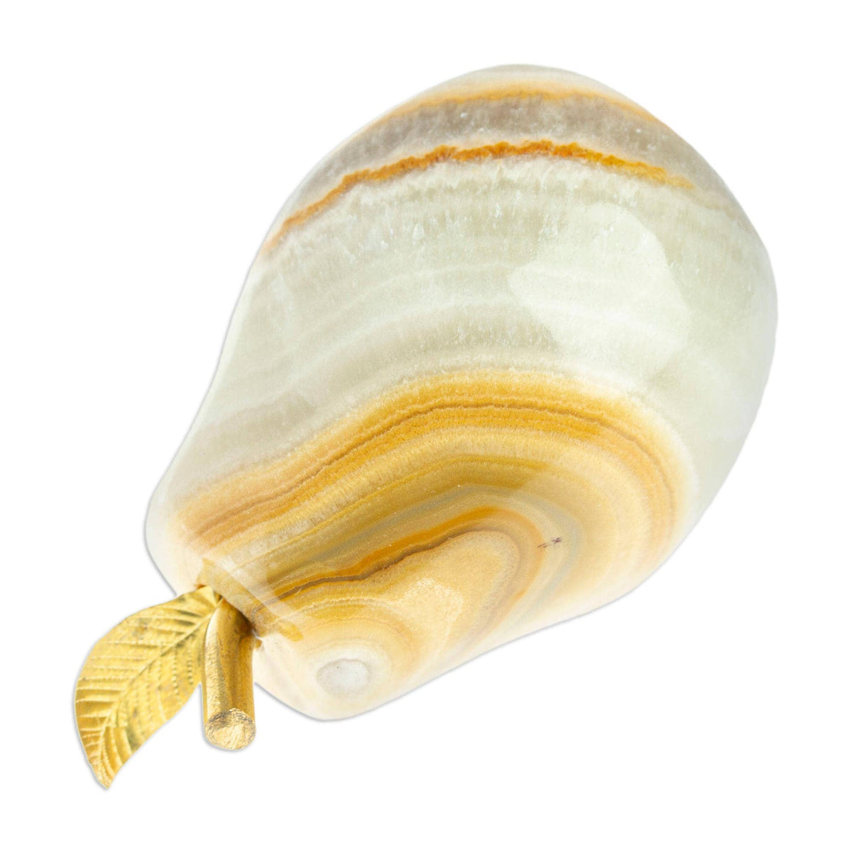 Handmade Eris Pear Onyx Sculpture