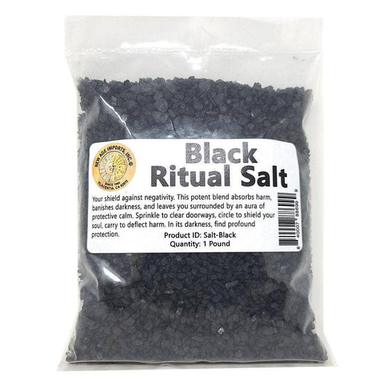 Black Ritual Salt 1 lb Packaged (2mm-3mm Salt Size)