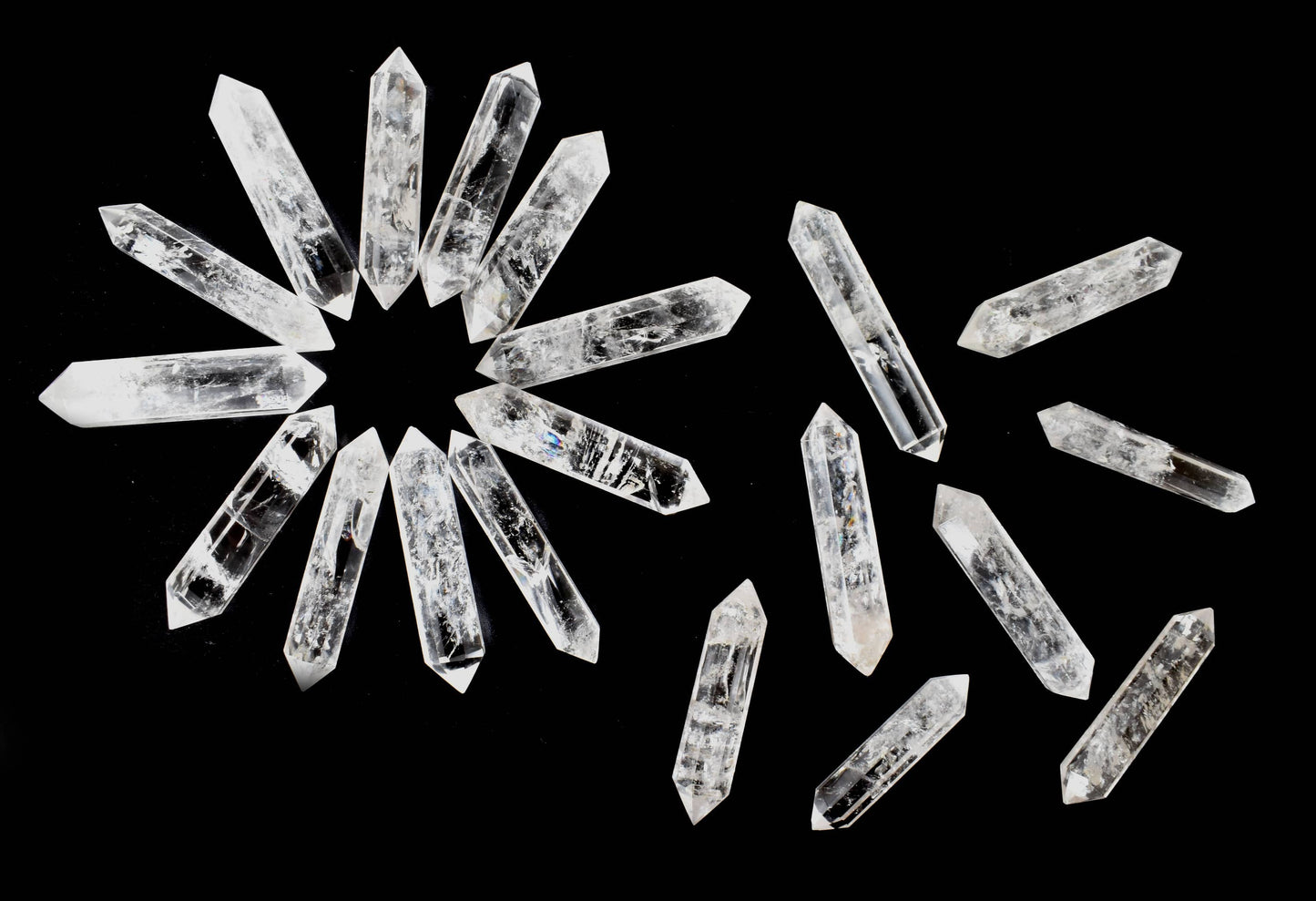 Double Terminated Quartz Point Crystal