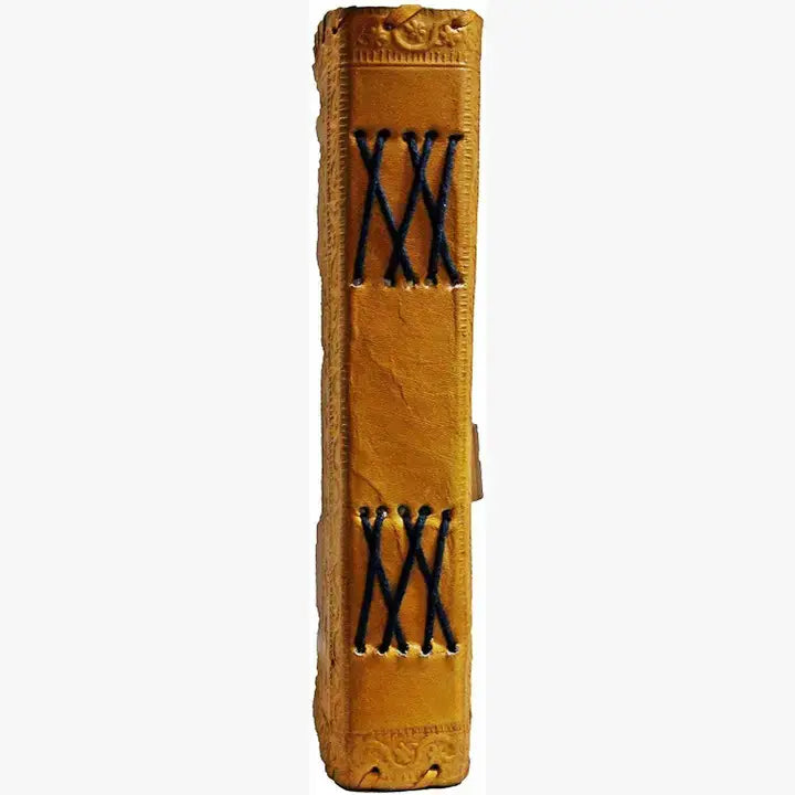 TUZECH Handmade Leather Vintage Journal Lock And Key Diary