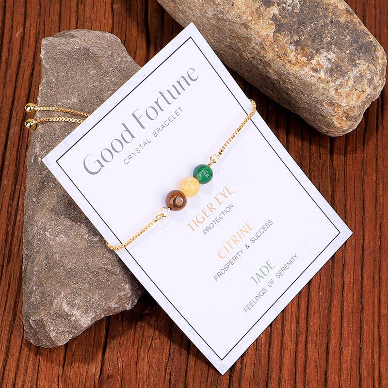 Good Fortune Gold Chain Empowerment Bracelets - Good Fortune
