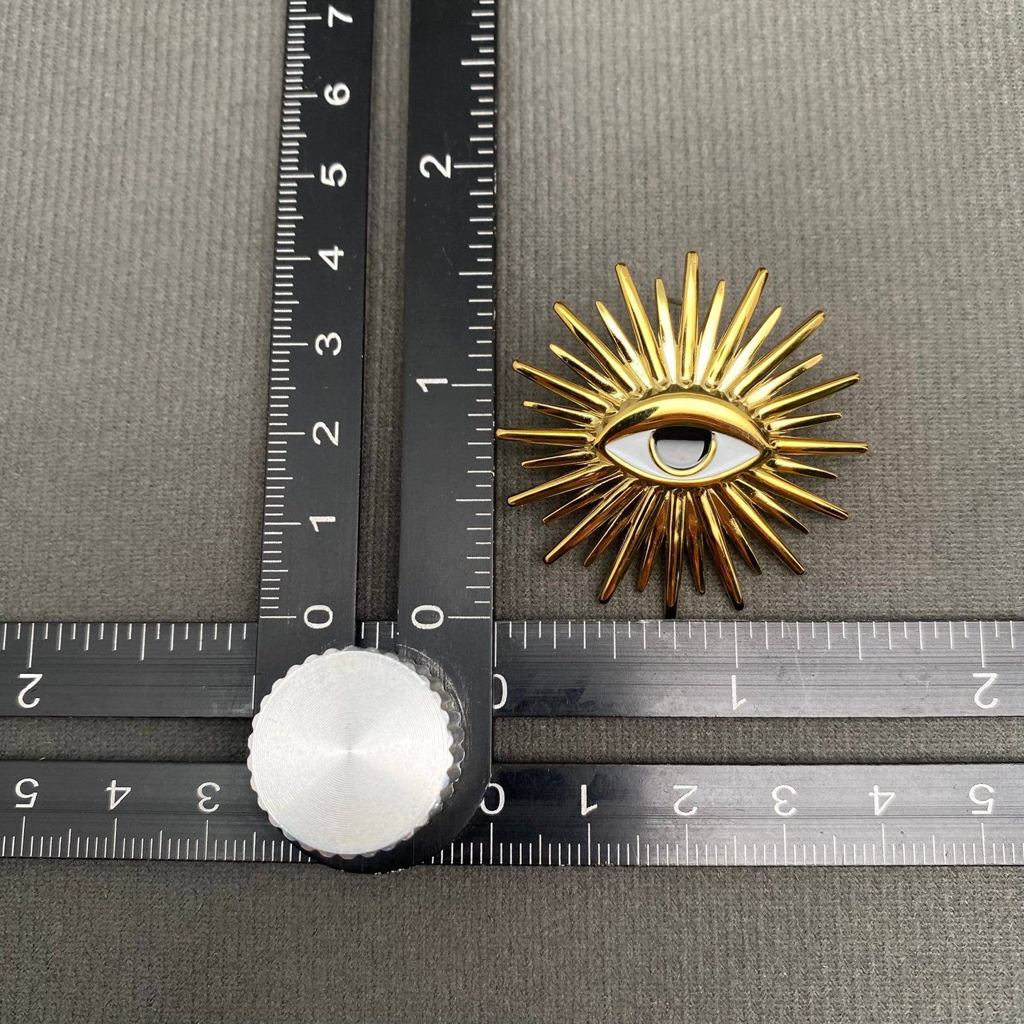 Enamel Eyes 18K Gold Plated S.Steel Stud Earrings