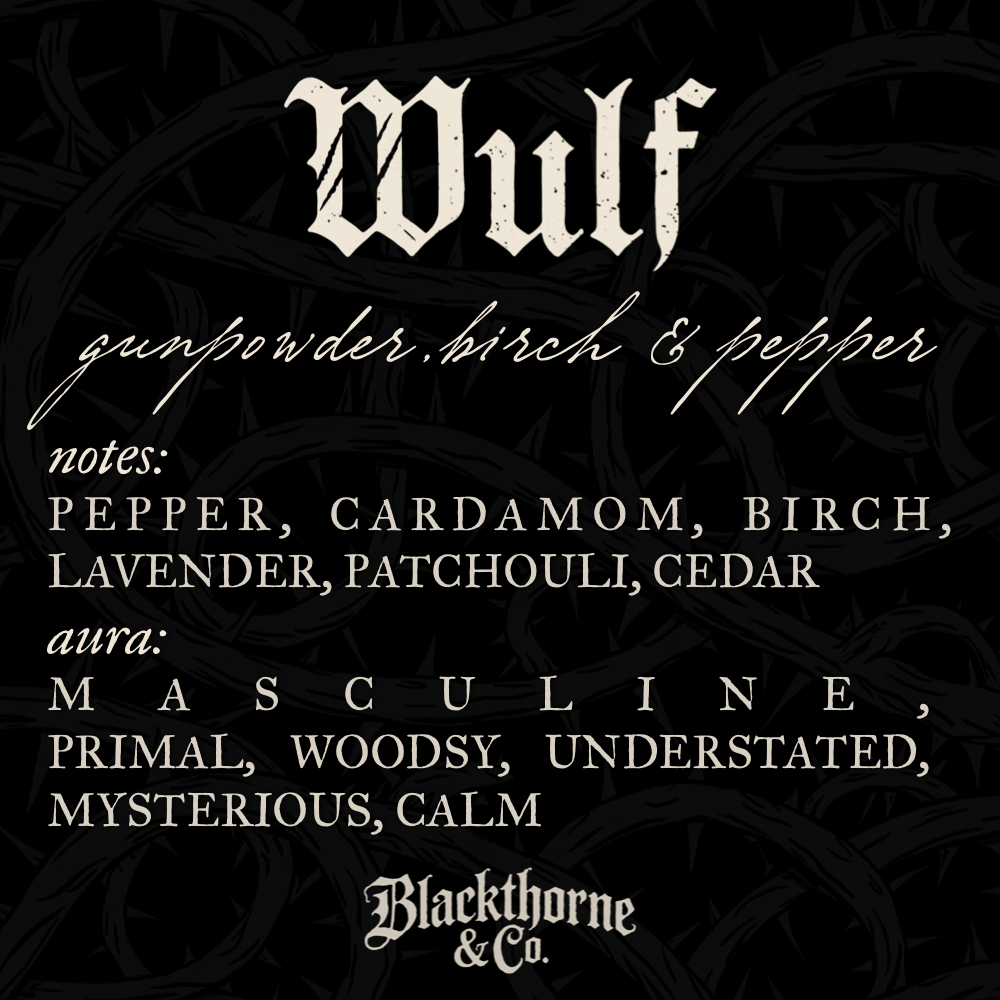 Wulf incense sticks |  vegan gothic ritual incense