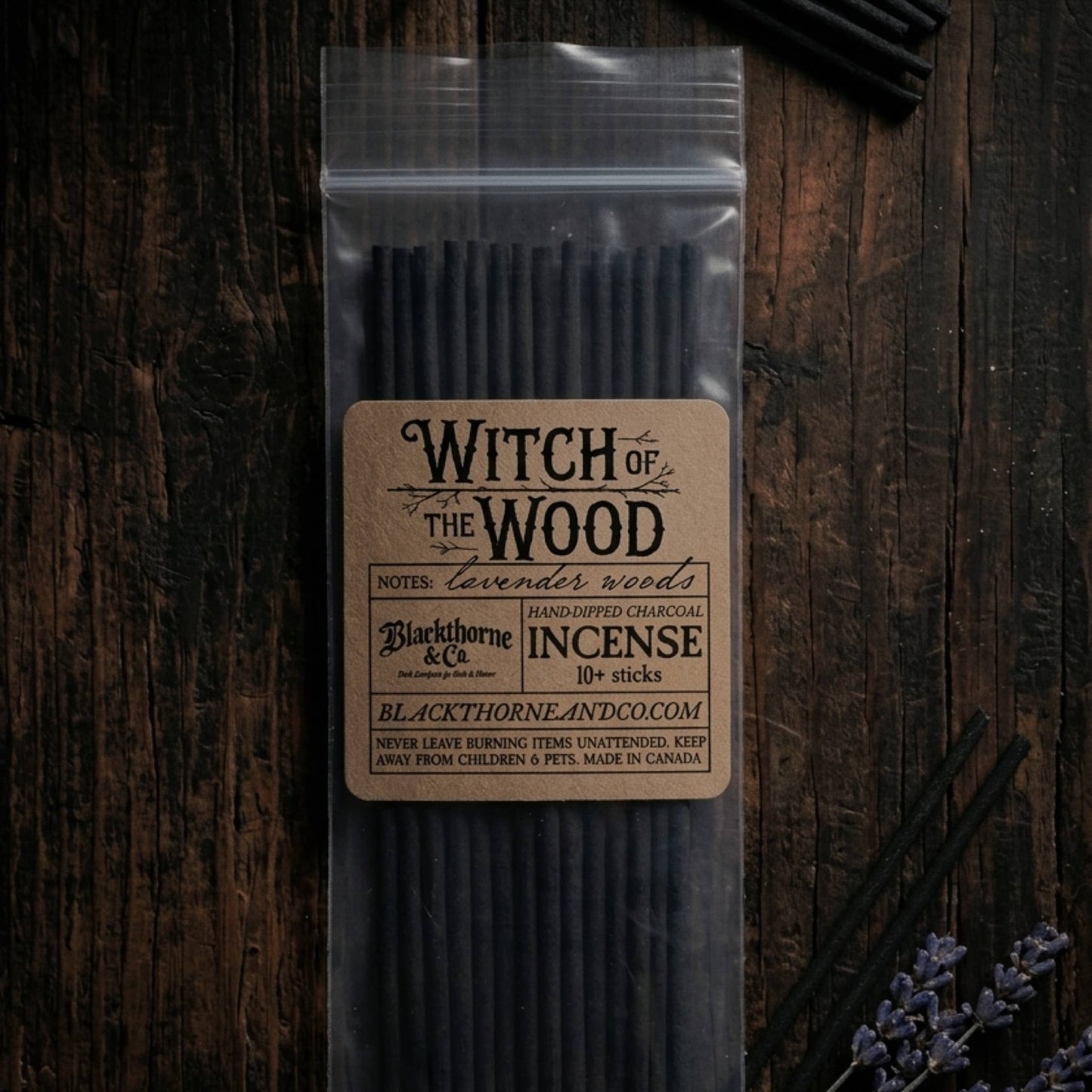 Witch of the Wood incense sticks |  gothic ritual incense