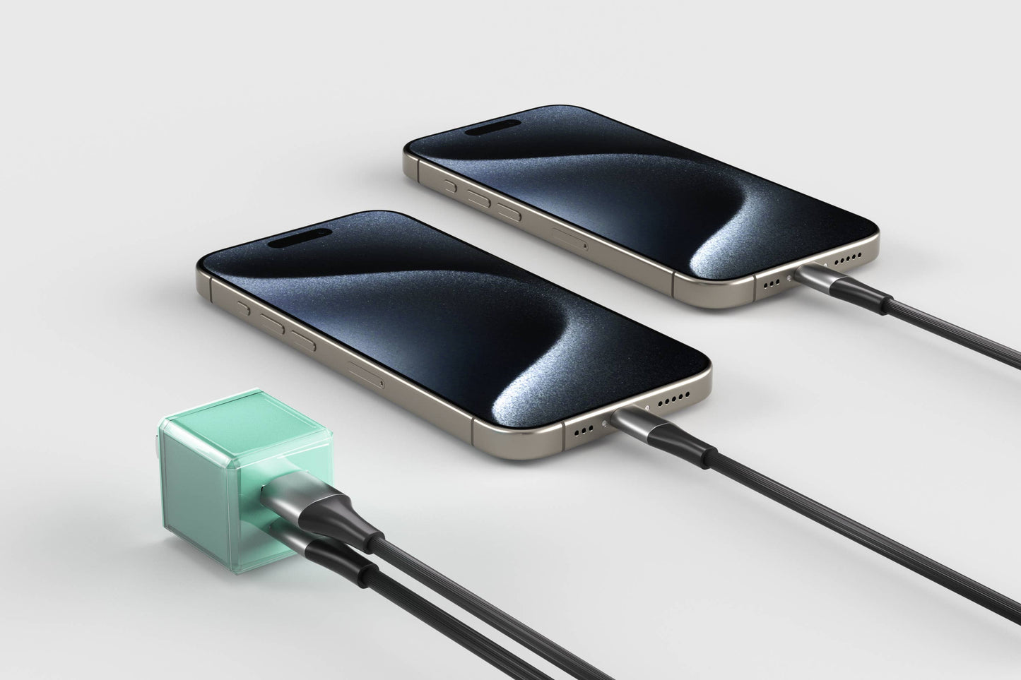 Rapid Wall Charger USB 20W Cubic Design - Retail Pack: White