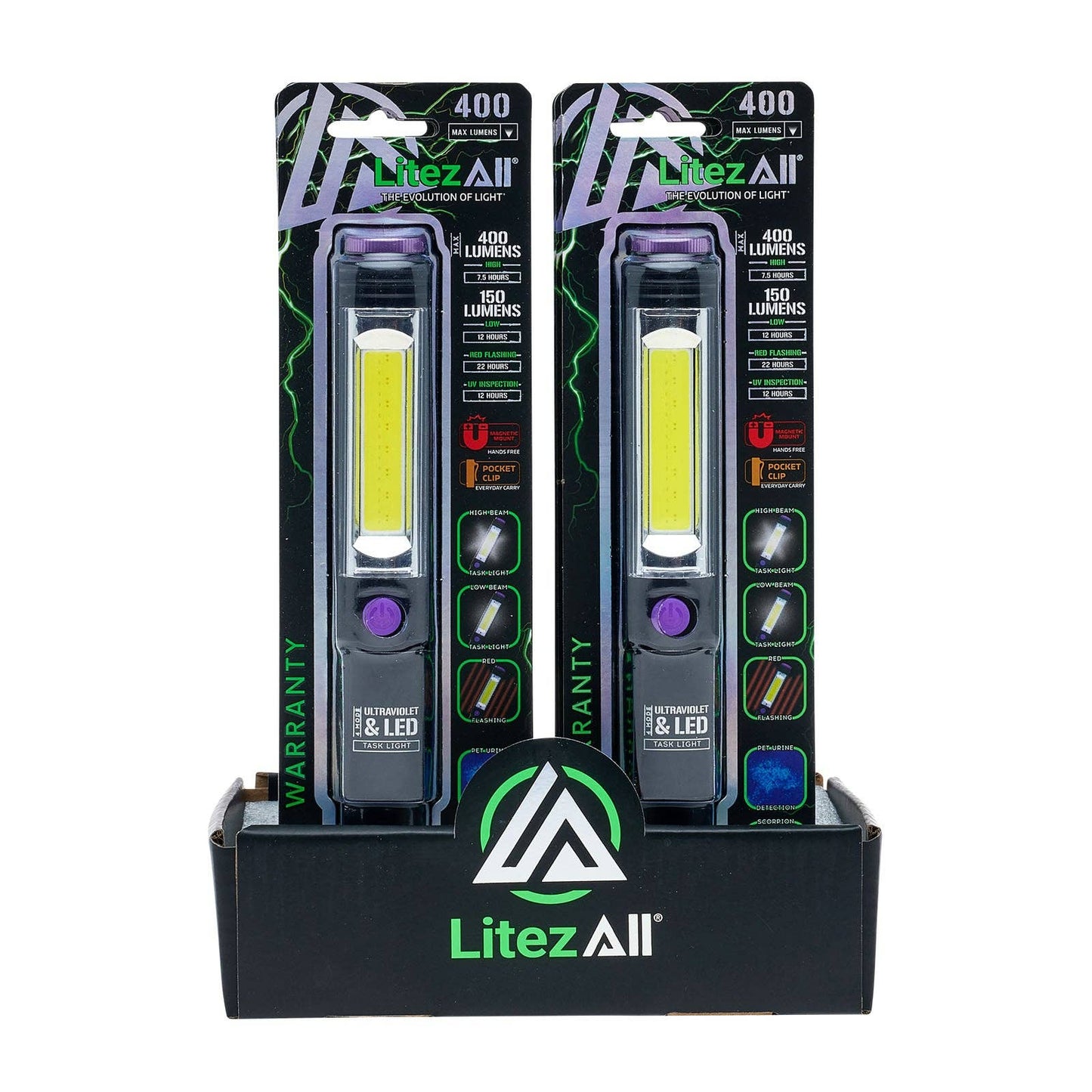 LitezAll Task Light with UV Flashlight