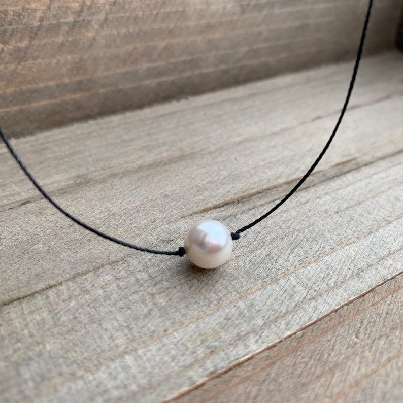 Single Celestial Crystal Pearl Necklace