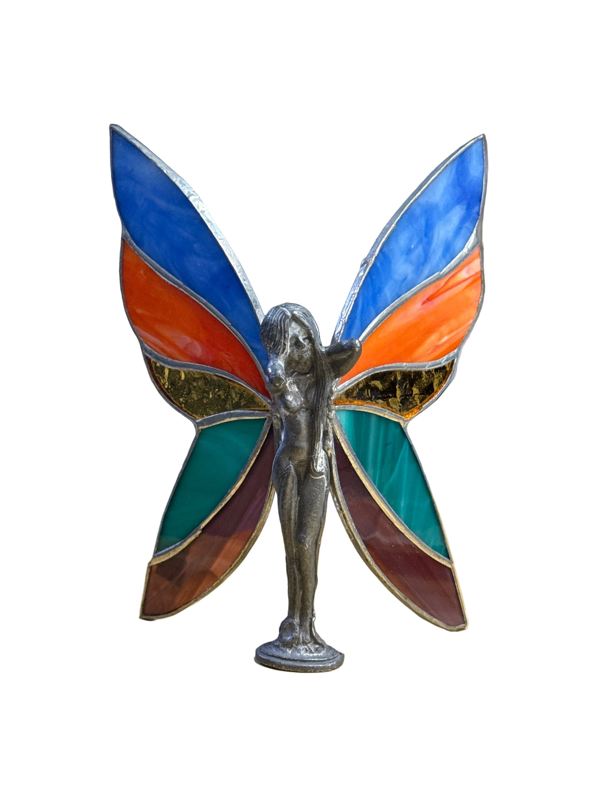 Rainbow Stained Glass Fairy