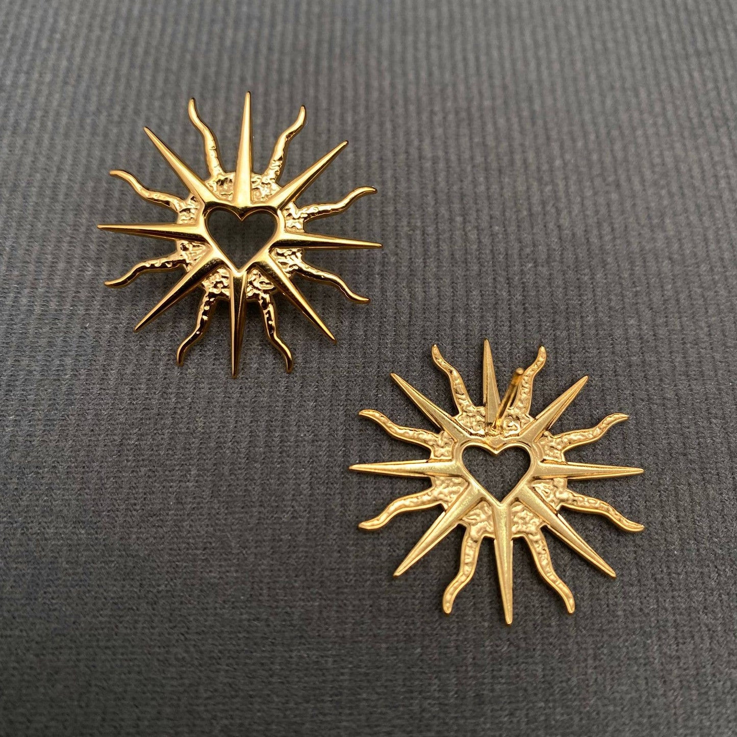 18K Gold Plated S.Steel Post Earrings