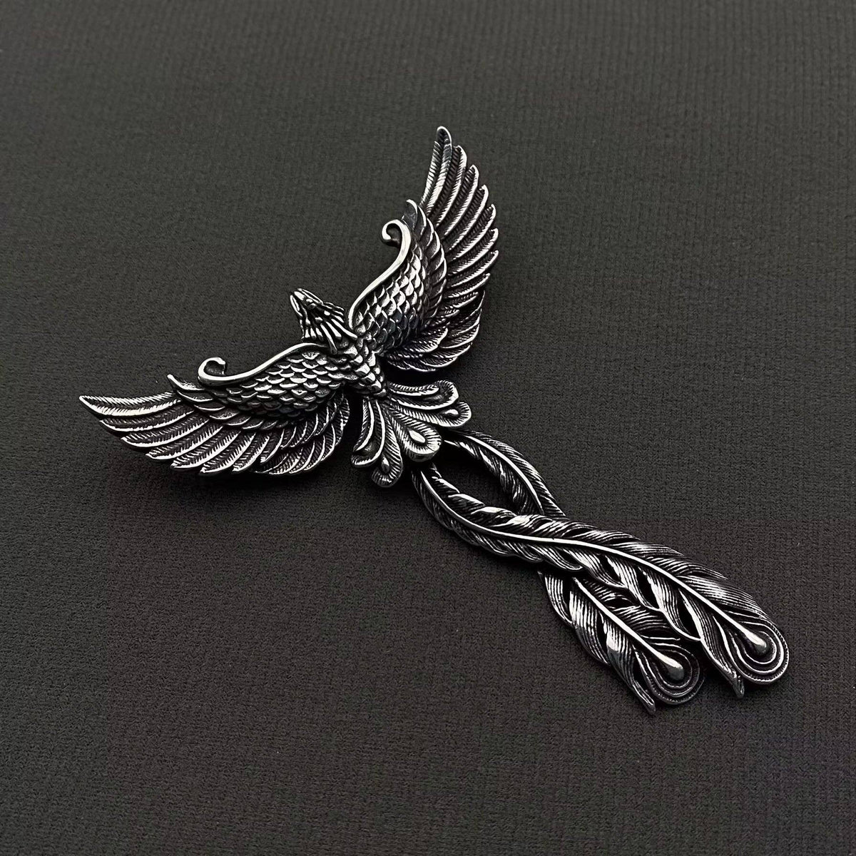 Stainless Steel Phoenix Pendant