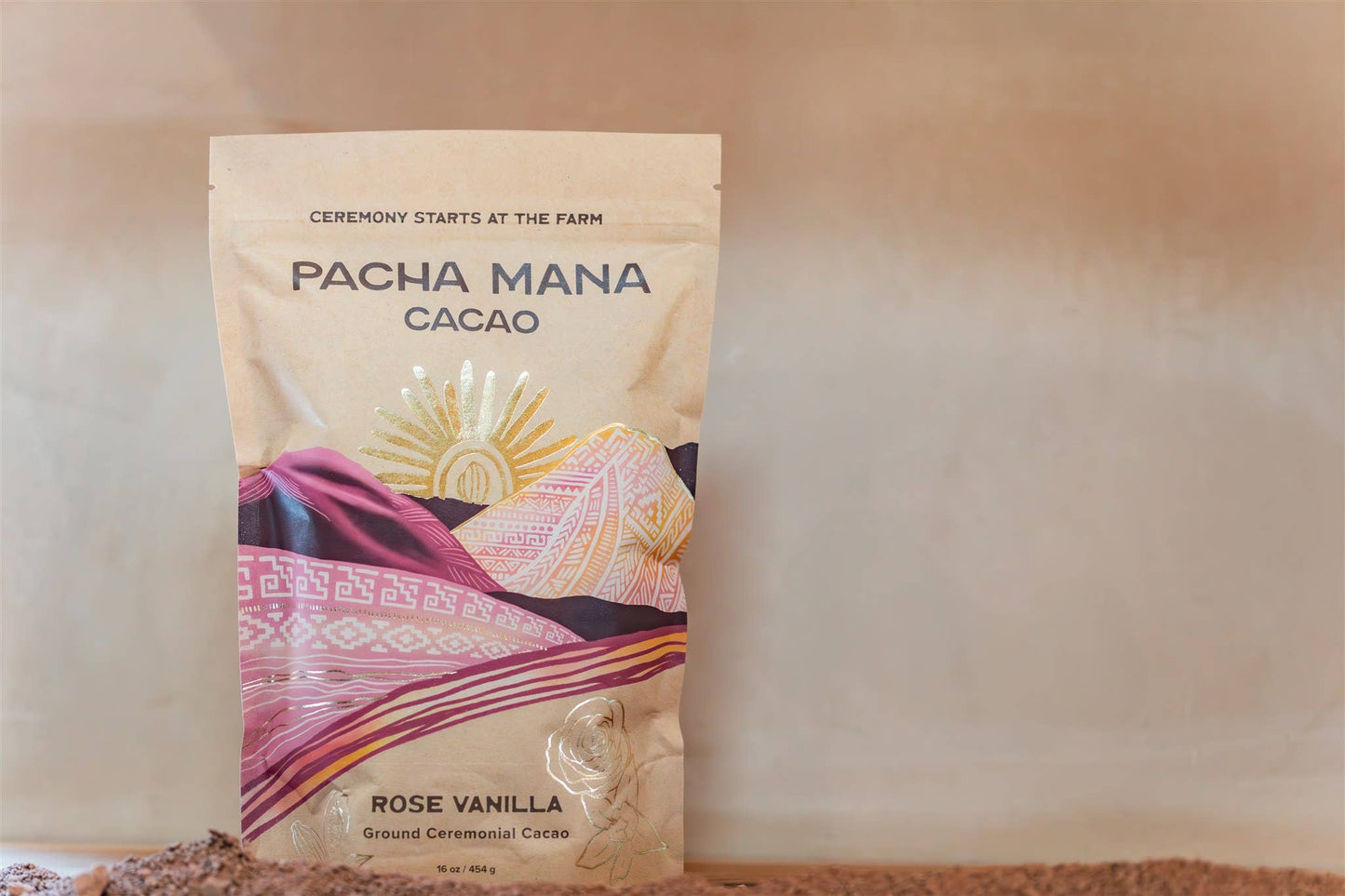 Rose Vanilla | Ground (Powdered) Ceremonial Cacao