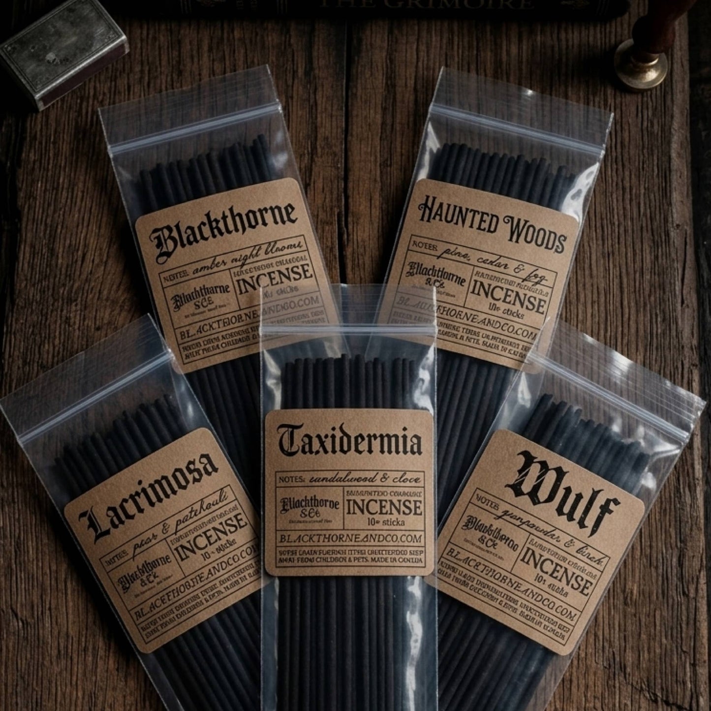 Witch of the Wood incense sticks |  gothic ritual incense