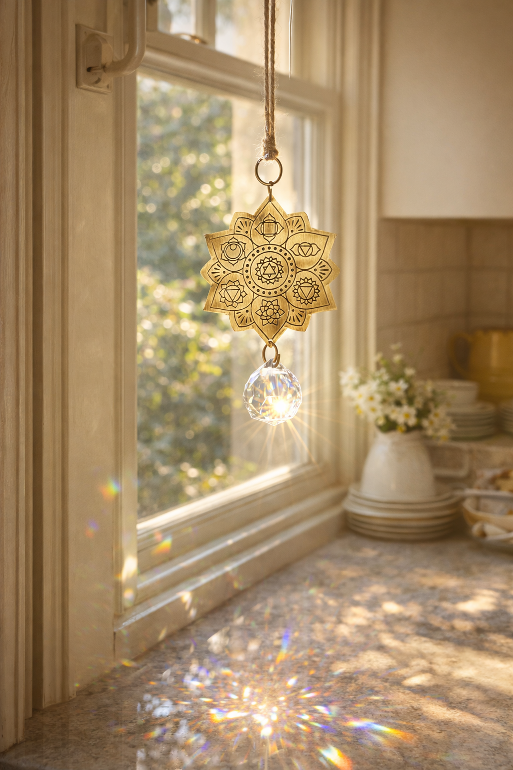 Surya Brass Suncatcher Various Designs