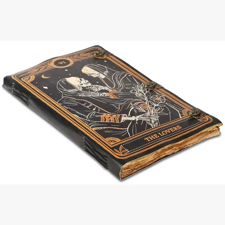 Book of Spell LeatherBound Huge Journal Grimoire Print Diary