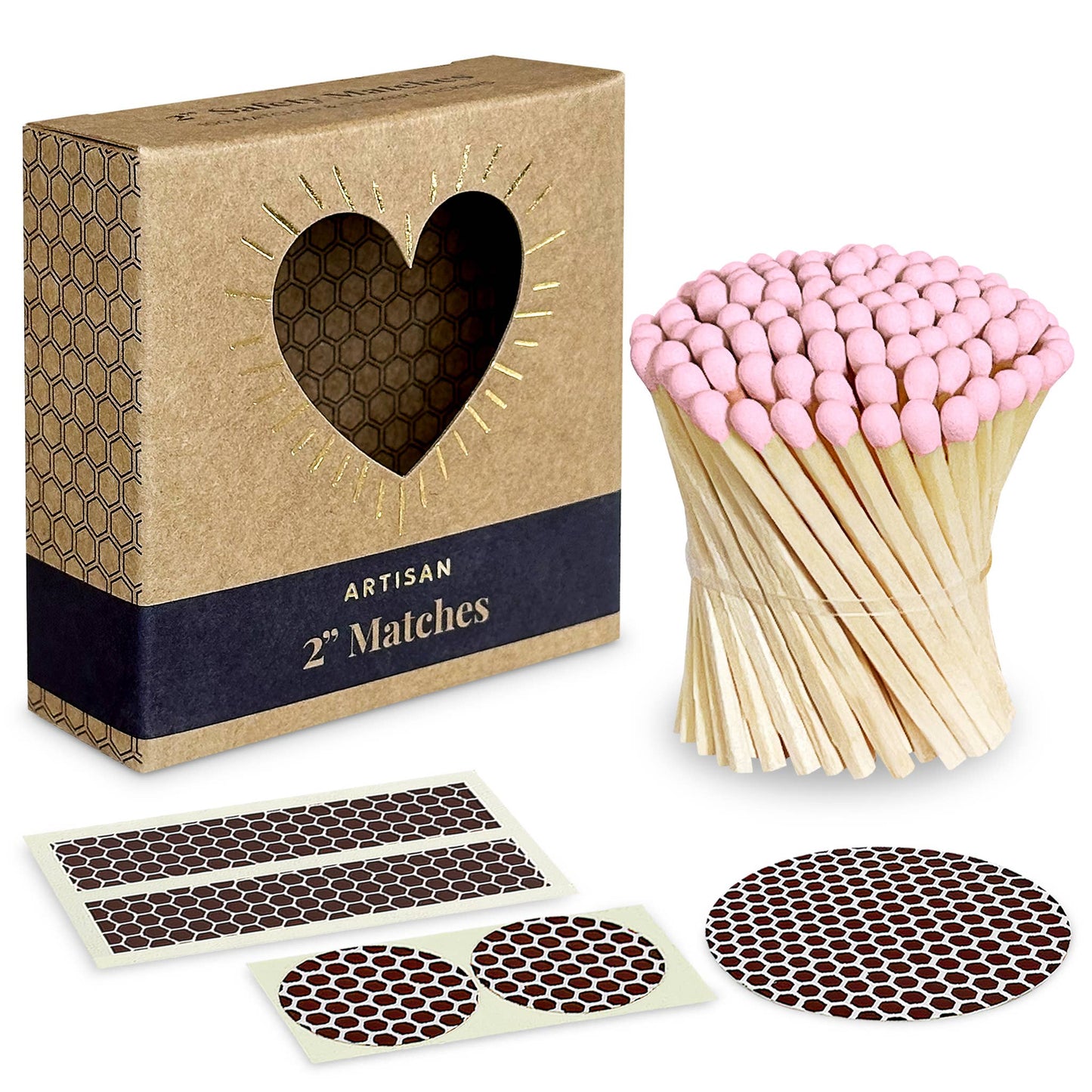 2" Refill Matches - Colors of Your Choice + Striker Stickers