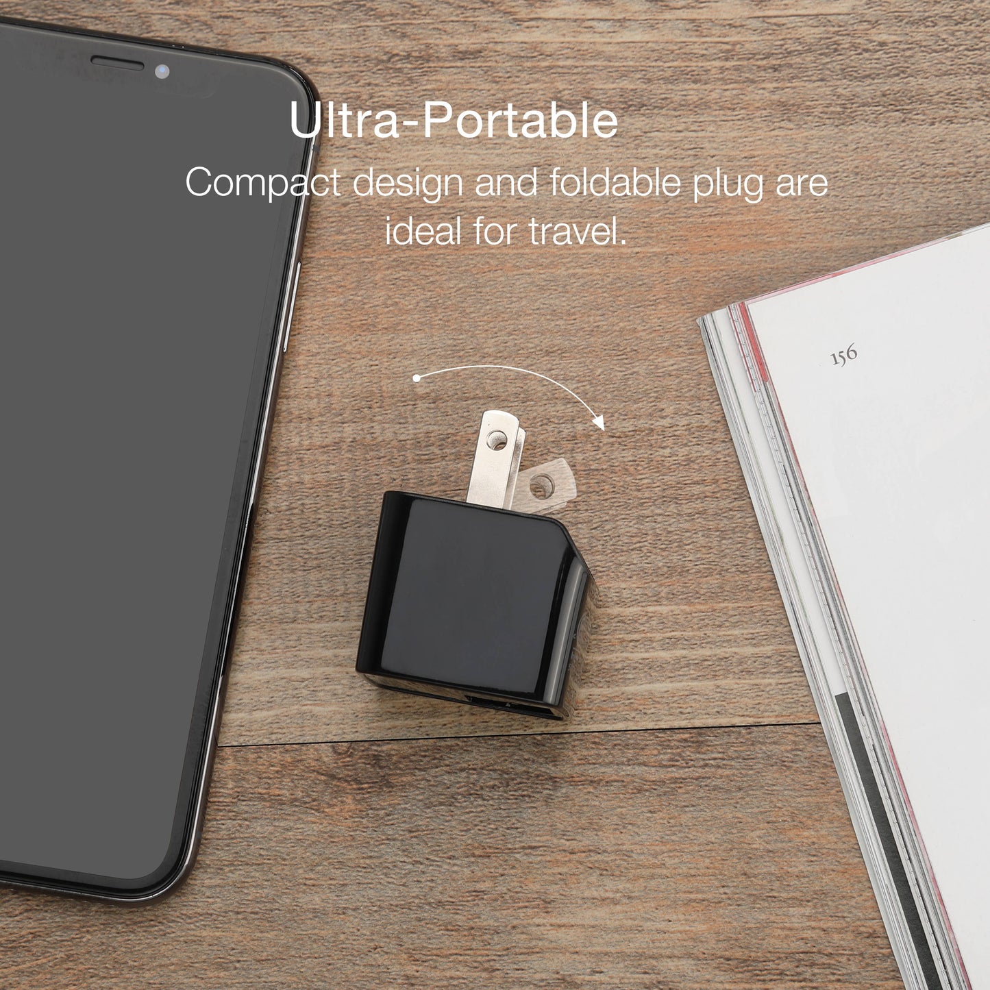 LAX Fast Charging 2 Port USB Wall Charger Retail Pack: Rose Gold