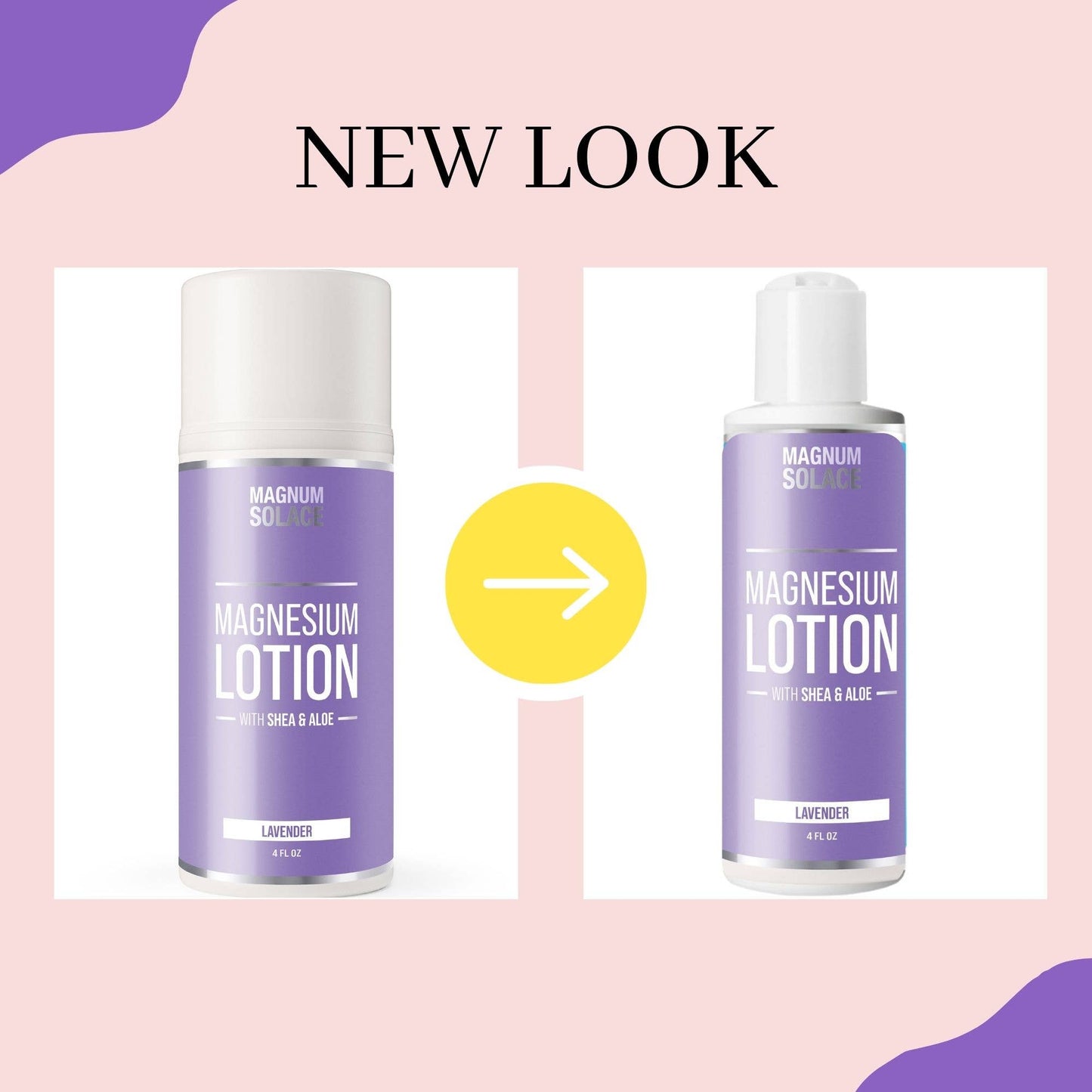 Magnesium Lotion - Lavender, Aloe, Shea and Coconut Oil 4oz