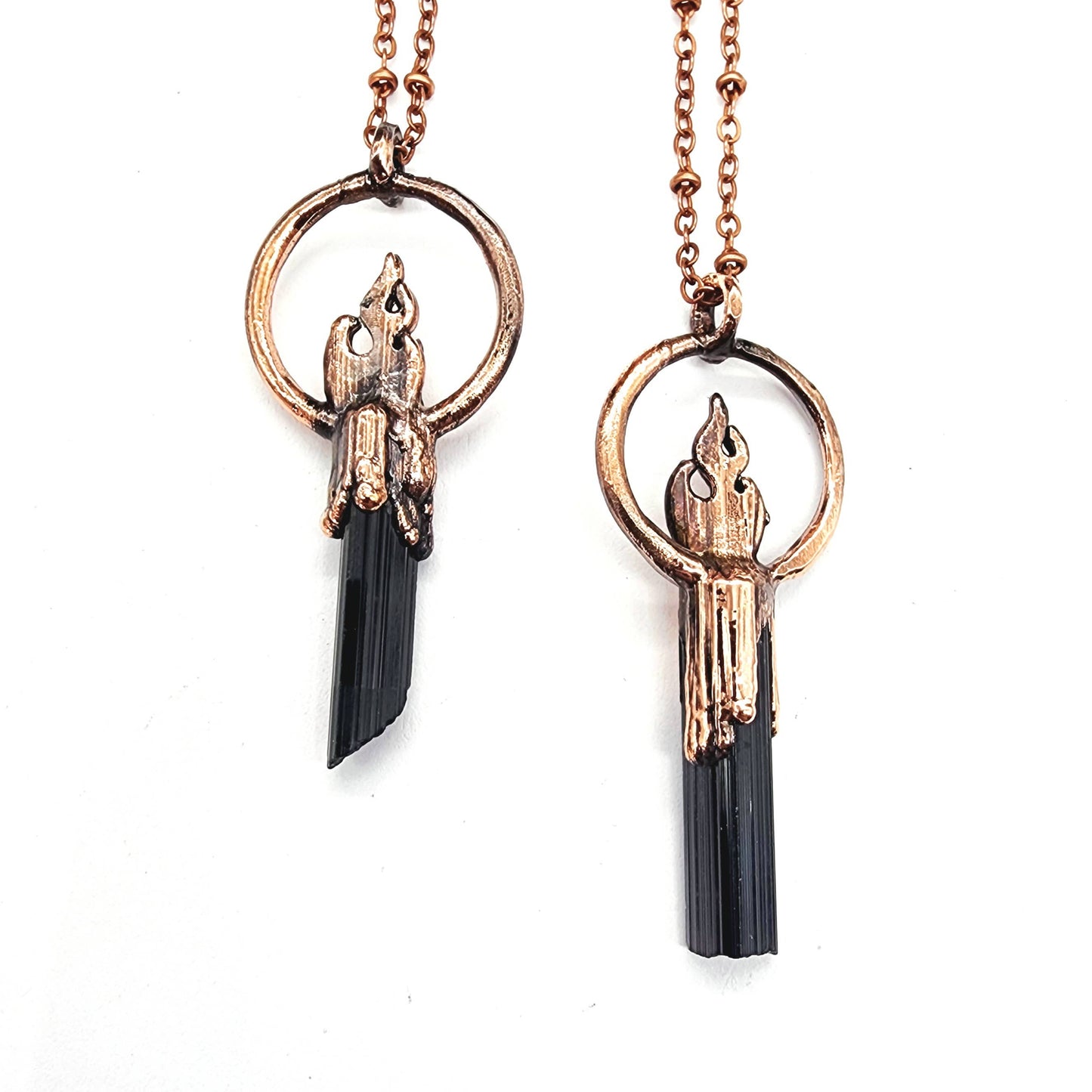 Black Tourmaline Inner Fire Necklace