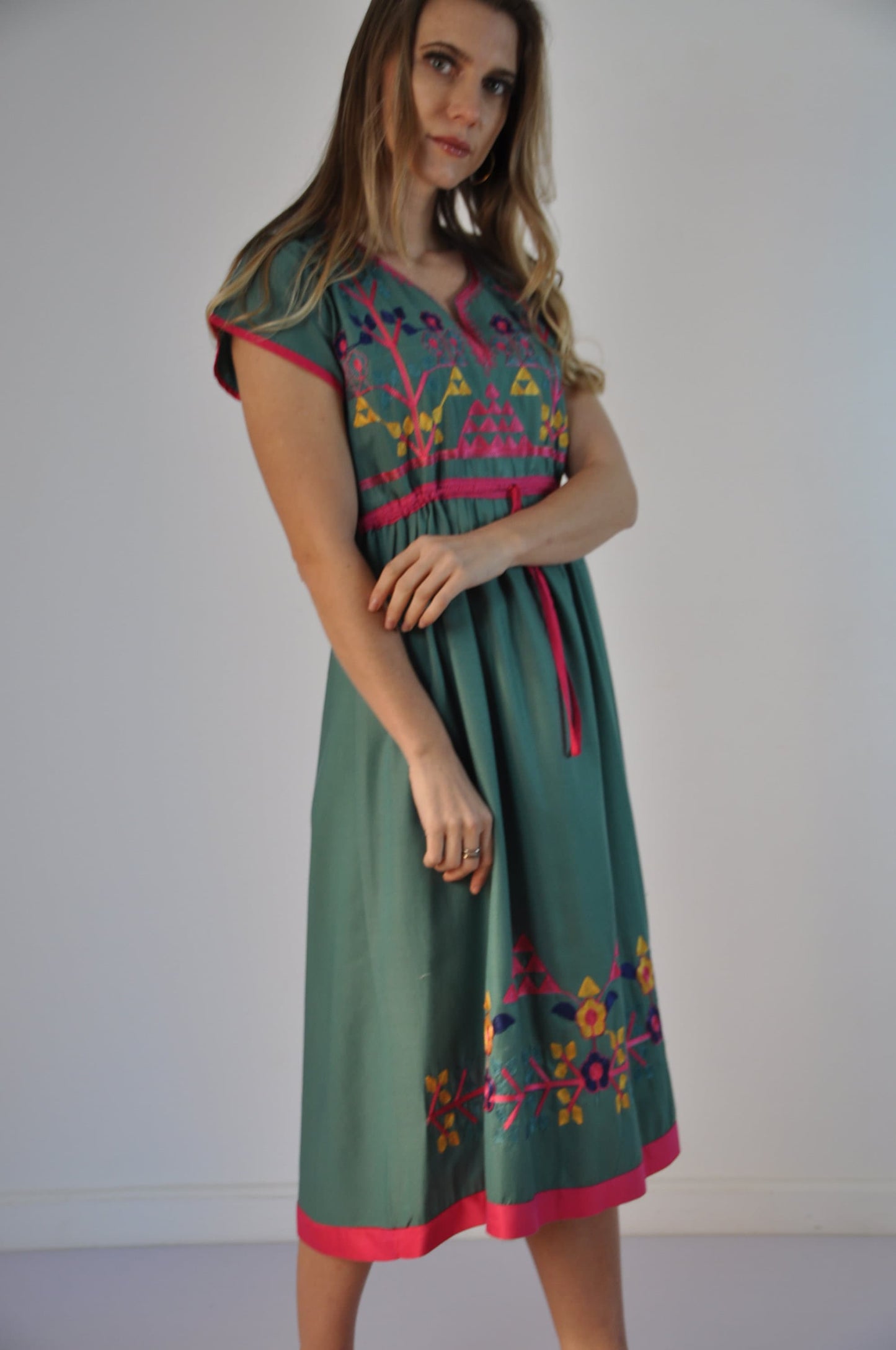 Egyptian Kaftan Dresses- Various short and long sleeves