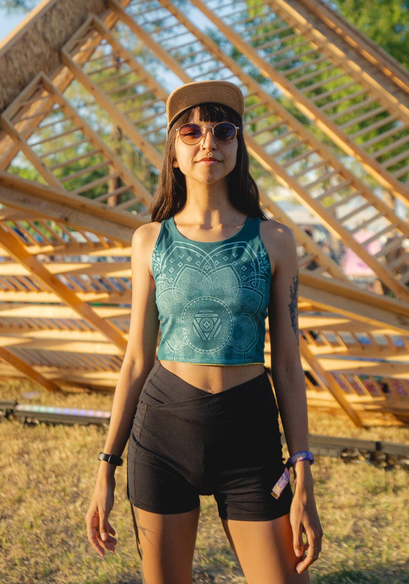 Superbloom Organic Cotton Crop Top