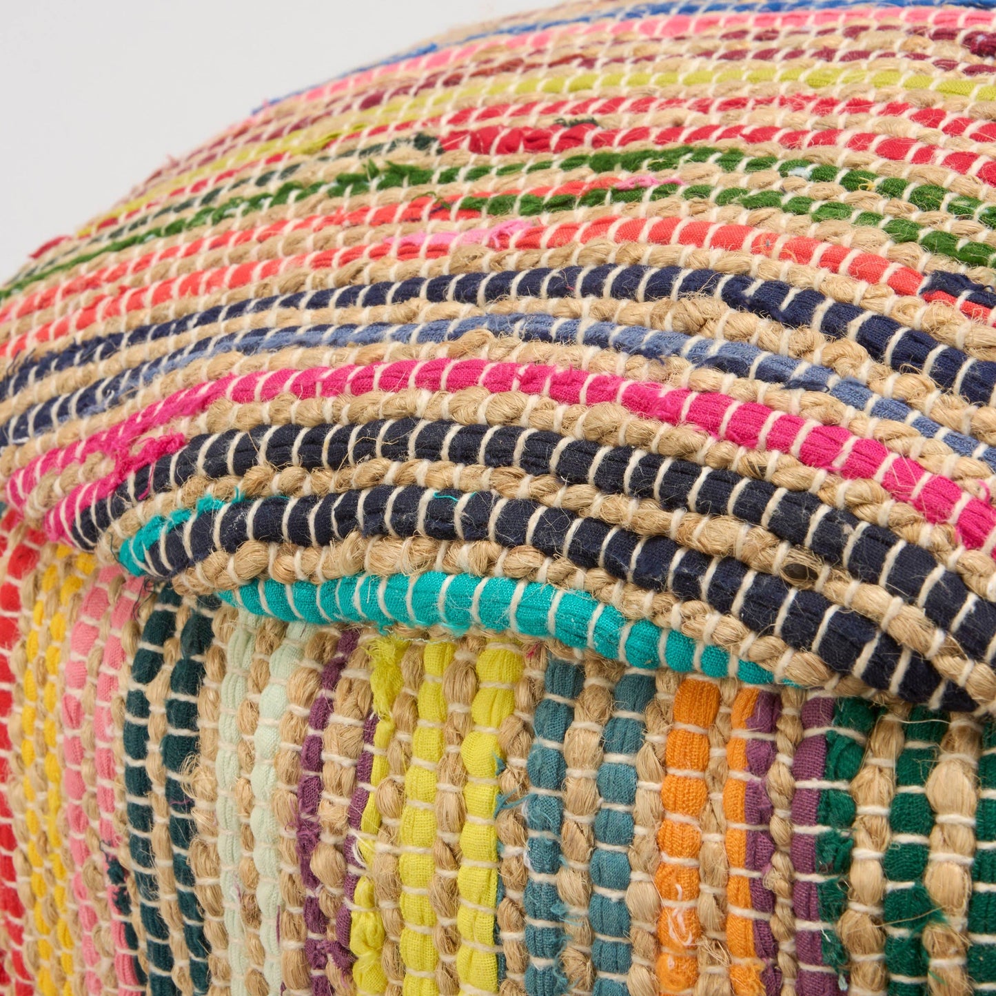 Round Chindi Floor Pillow