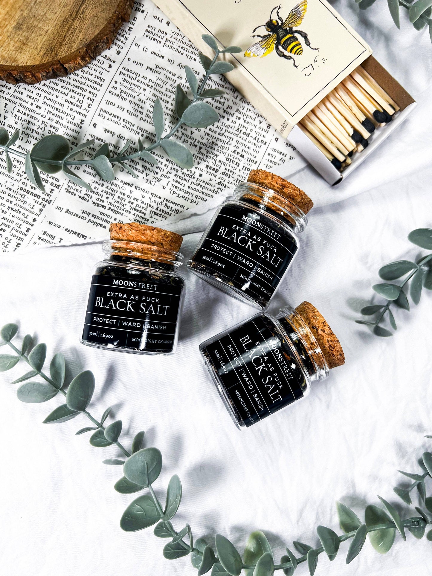 Witch’s Extra Potent Black Salt for Banishing & Protection