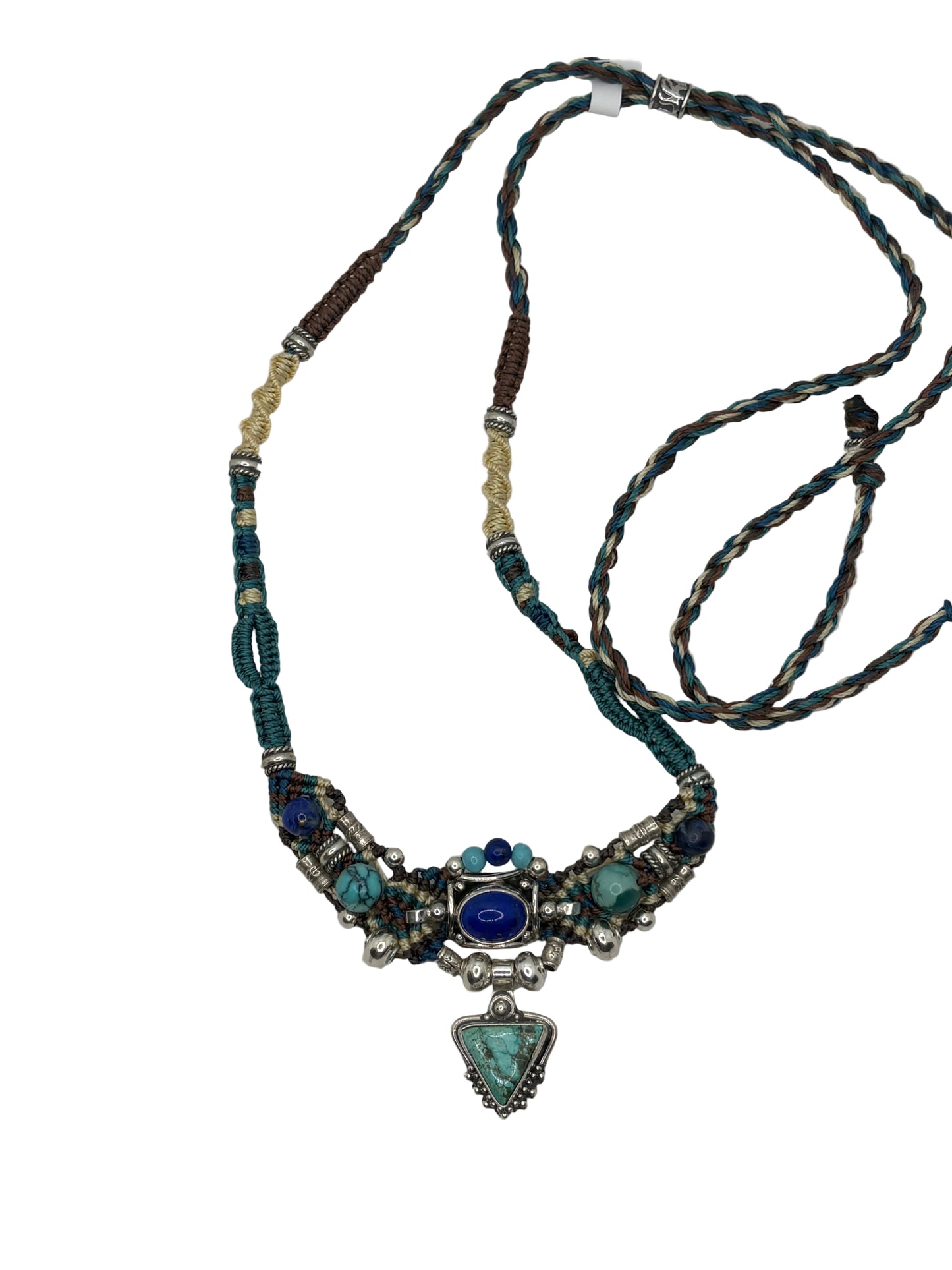 Lapis and Turquoise Necklace Knotworks