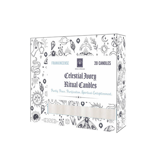 Soul Sticks- Celestial Ivory Frankincense Ritual Candles
