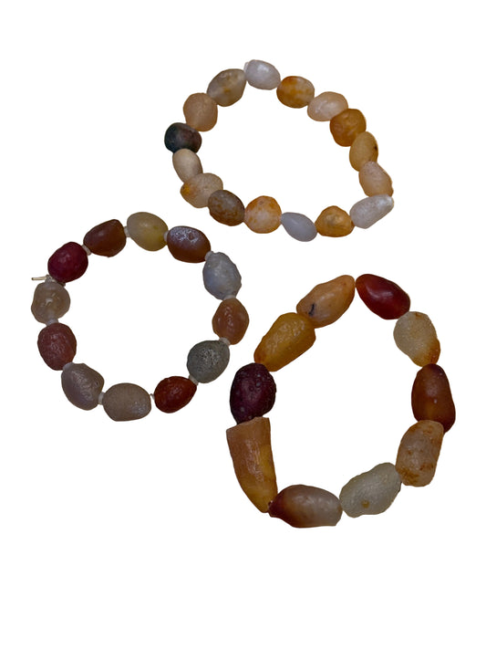 Gobi Desert Agate Beaded Bracelet