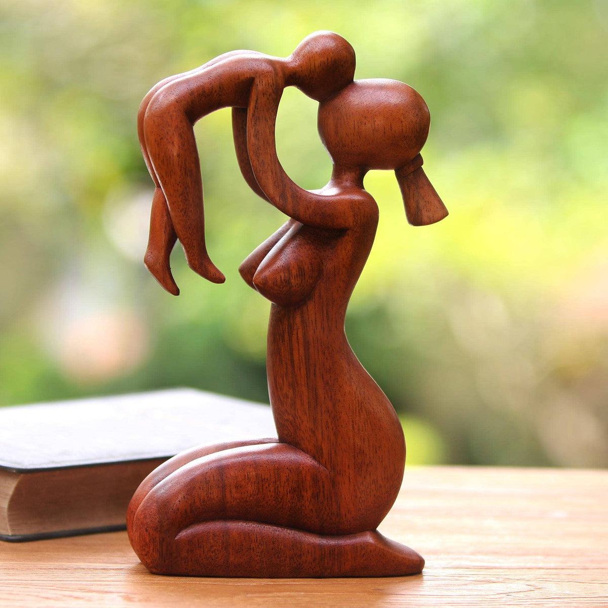 Mother's Love Wood sculpture