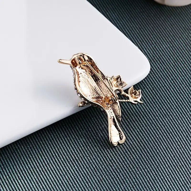 Elegant Brooch Pins Collection - Hummingbirds, Owls, Bugs