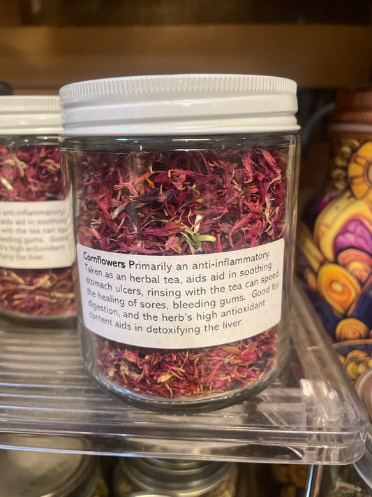 Red Cornflower 0.45 oz Jar