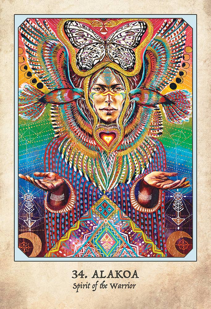 Earth Warriors Oracle Cards Blue Angel