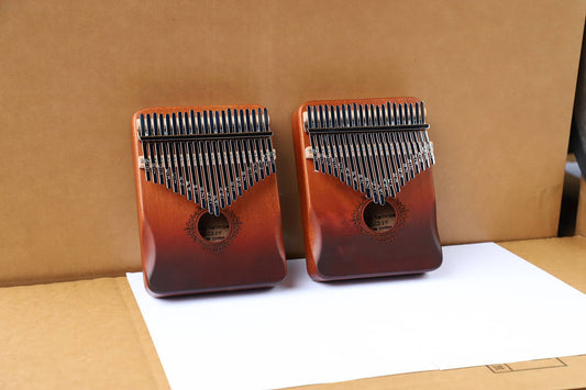 African Kalimba Thumb Piano 21 Keys Gift Pack