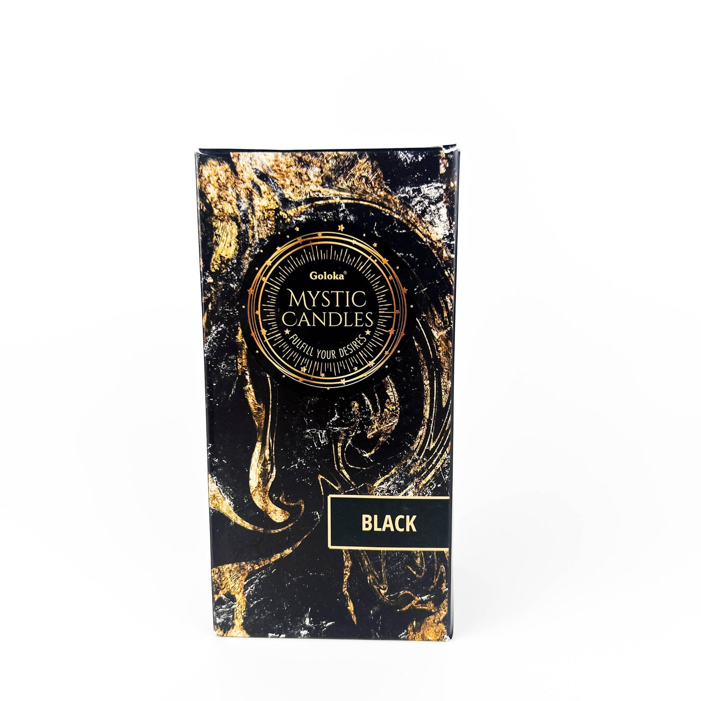 Goloka Black Mini Ritual Candle (Pack Of 20) - 0.5"X5"