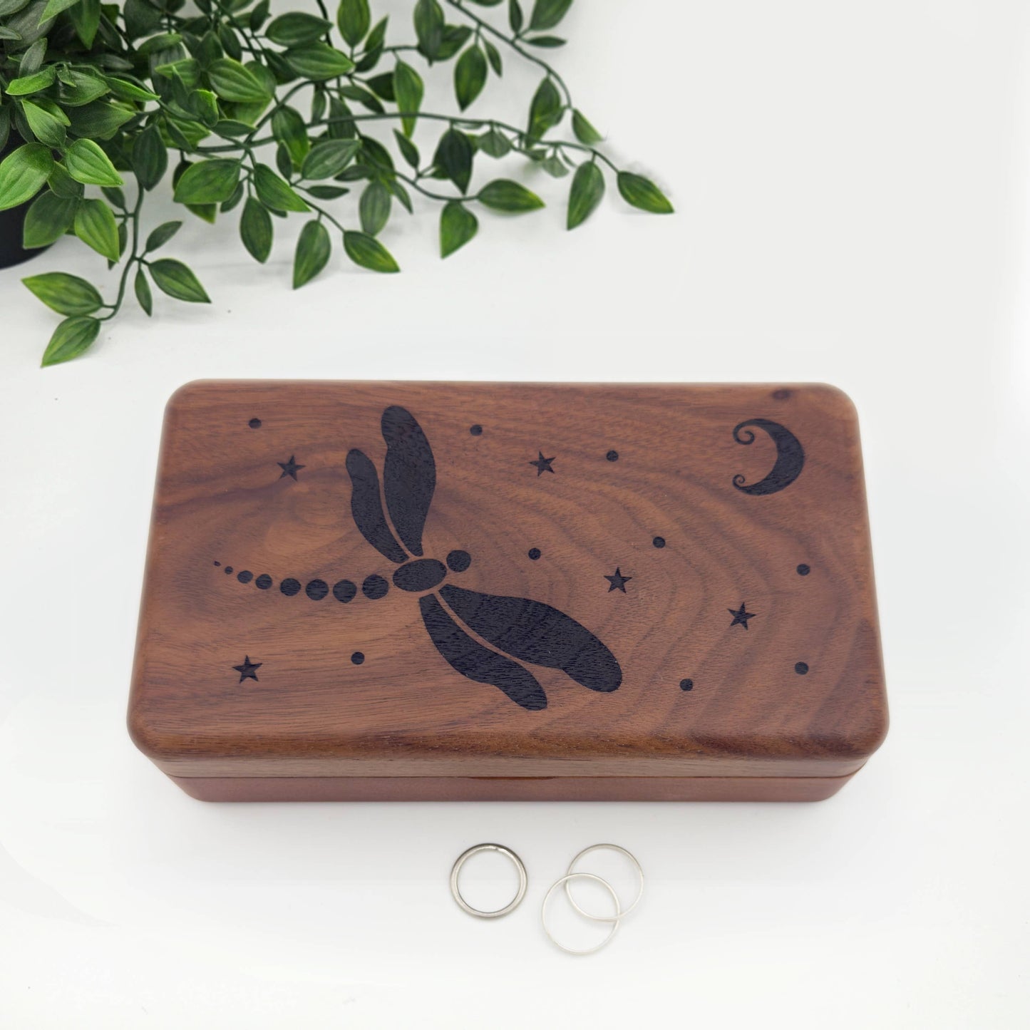 Walnut Wood Jewelry Boxes – Elegance in Every Detail: Square - She Believe...