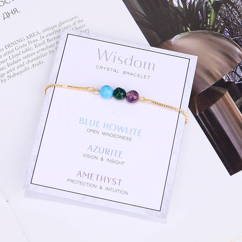 Wisdom Gold Chain Empowerment Bracelets - Wisdom