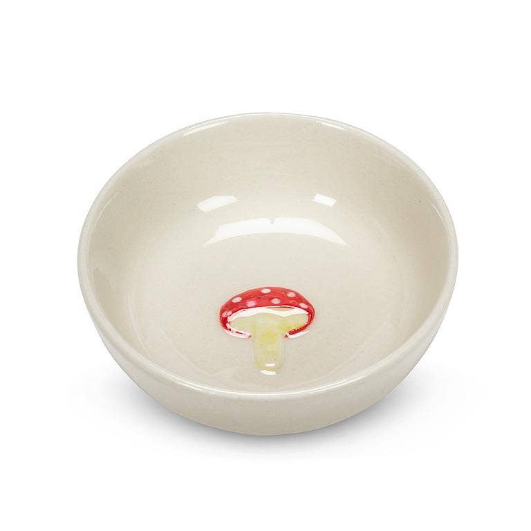 Mini Bowl with Mushroom-3" Diameter