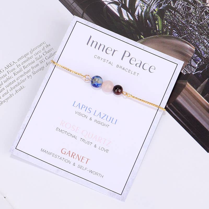 Inner Peace Gold Chain Empowerment Bracelets -Inner Peace