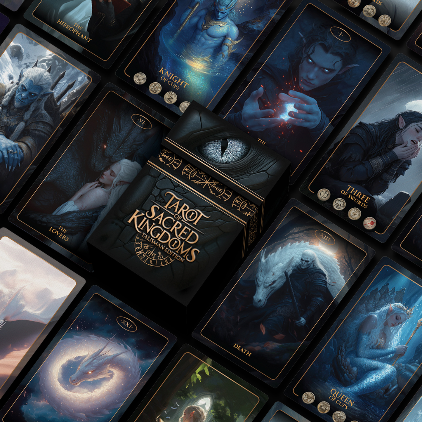 TALISMAN Edition of Tarot of Sacred Kingdoms Deck & Guidebook