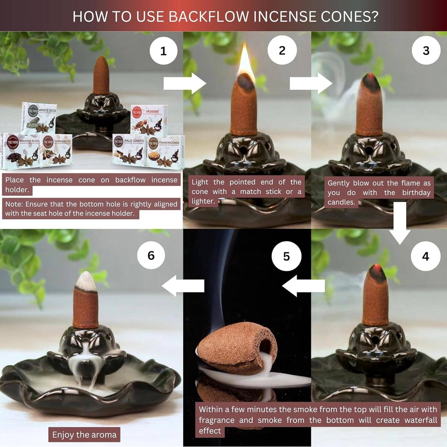 Woody Backflow Cones