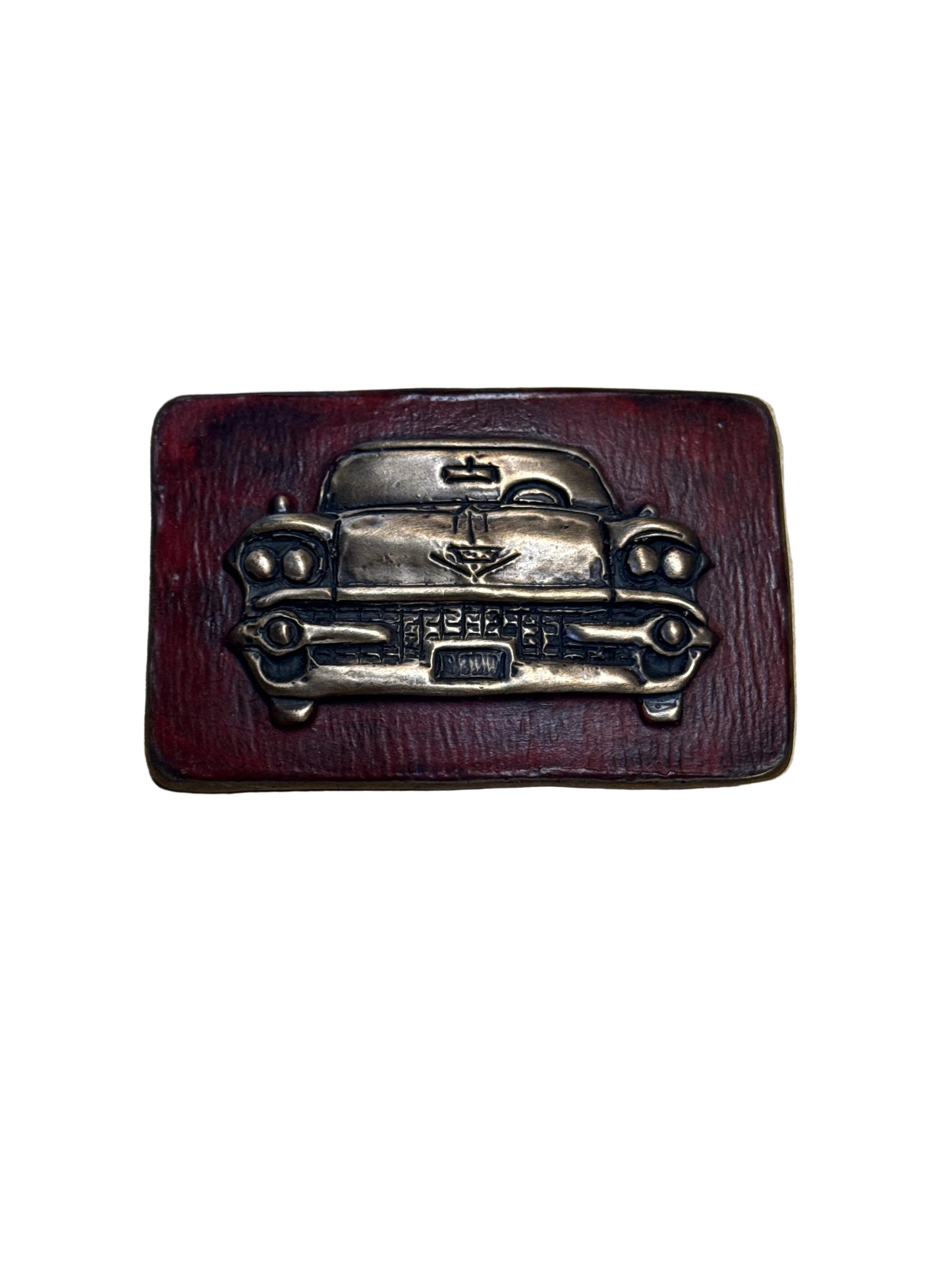 Belt Buckle Waterhorse Bronze by Elaine Hansard