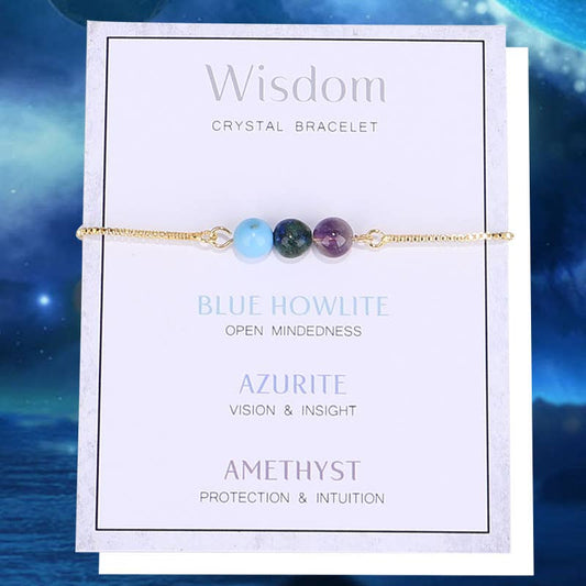 Wisdom Gold Chain Empowerment Bracelets - Wisdom