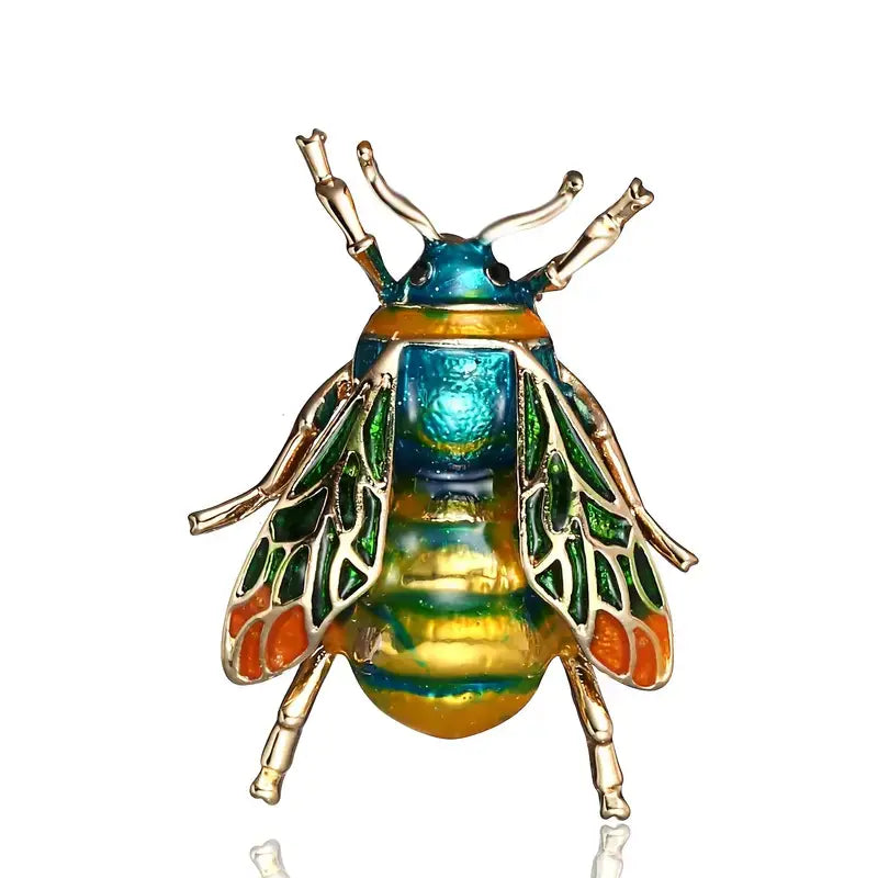 Elegant Brooch Pins Collection - Hummingbirds, Owls, Bugs