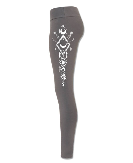 Moon Beam Organic Cotton Leggings - Yoga Pants: SM